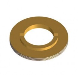 BRASS NUT F/ 75 MM STAINLESS STEEL BALL