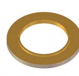 BRASS NUT F/ 94 MM STAINLESS STEEL BALL 
