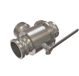 VÁLVULA DIRECIONAL 3” (2 VIAS ) COM ESFERA 110mm