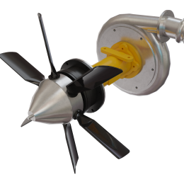 BOMBA EÓLICA INOX PARA AT402 E AT502 - 6 PÁS (MODELO ANTIGO)