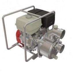 BOMBA AUTOESCORVANTE INOX 3" - MOTOR BRANCO DIESEL 7CV