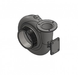 CARCAÇA INOX PARA BOMBAS PADRÃO COM EIXO 3/4"