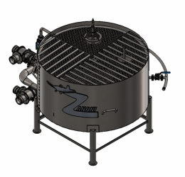 3″ Stainless Steel Chemical Inductor Tank – 800 L