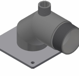 90° Outlet for Zanoni Stainless Steel Self-Priming Pump with 2″ Male Thread