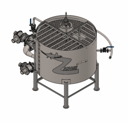 450L CHEMICAL TANK WITH 2" CONNECTIONS