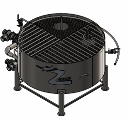 3″ Stainless Steel Chemical Inductor Tank – 1200 L
