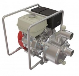 2″ Self-Priming Stainless Steel Pump – 6.5 HP Branco Gasoline Engine