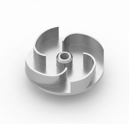 ROTOR INOX PARA MOTOBOMBA COM ROSCA 16