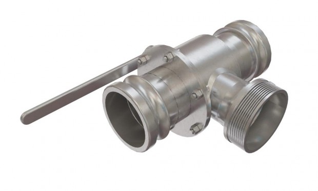 VÁLVULA DIRECIONAL 3” (2 VIAS) COM ESFERA 94mm