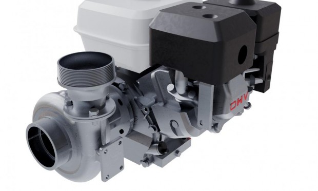 BOMBA PADRÃO INOX 3" - MOTOR BRANCO GASOLINA 6,5CV