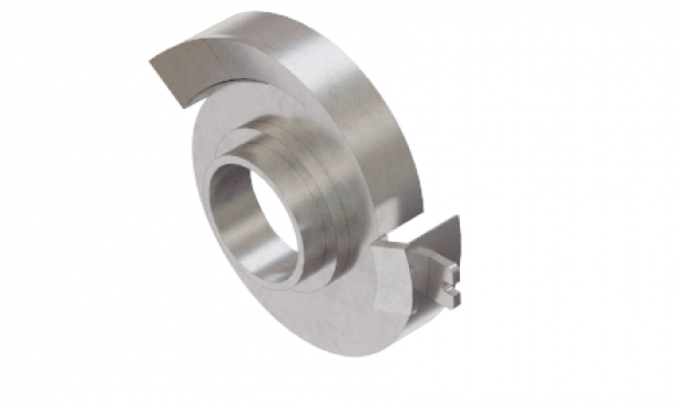 CARACOL INTERNO INOX PARA BOMBAS 2" COM EIXO CHAVETA 1"