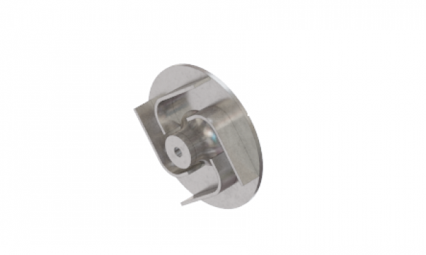 ROTOR INOX PARA MOTOBOMBA 2" COM CHAVETA 1"