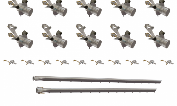 COMPLETE SET OF M6 ATOMIZERS FOR AT502XP (5/8" CHECK VALVE)