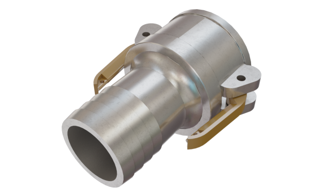 ALUMINUM 2" FEMALE/HOSE COUPLER