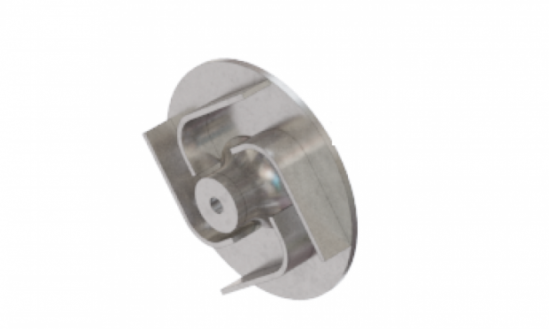 Stainless Steel Impeller for 2″ Zanoni Pump with 1″ Keyway