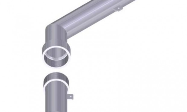 Connection Pipe to SATLOC Flowmeter for Air Tractor 502