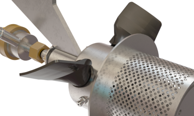 M2.5 ROTARY ATOMIZER FOR LOW SPEED AIRCRAFT WITH 5/8" INLET AND SS DISC