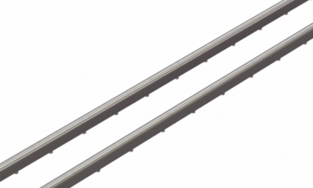 Spray Booms for Ipanema 203 – 50 mm Aerofoil Profile, 1½″ Inlet, 43 × 1/8″ Trailing-Edge Nozzle Ports with ¾″ Threaded End Fittings