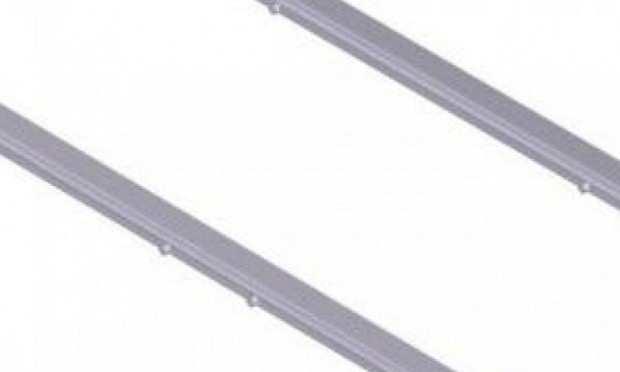 Spray Booms for Ipanema 203 – 50 mm Aerofoil Profile, 1½″ Inlet, 9 × 1/8″ Leading-Edge Nozzle Ports with End Plugs