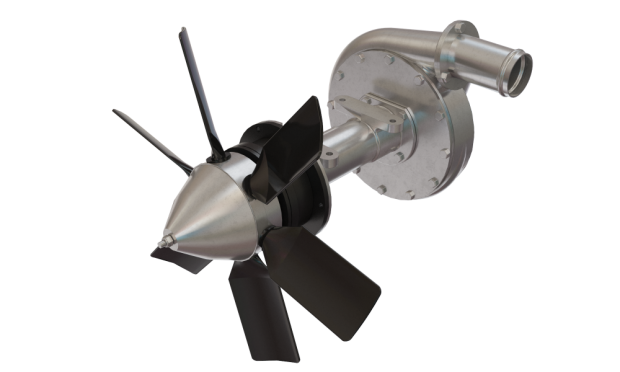 BOMBA EÓLICA INOX 24V PARA THRUSH 510 - 6 PÁS E ENTRADA DE 3" (MODELO NOVO) BOMBA EÓLICA INOX 24V PARA THRUSH 510 - 6 PÁS E ENTRADA DE 3" (MODELO NOVO)