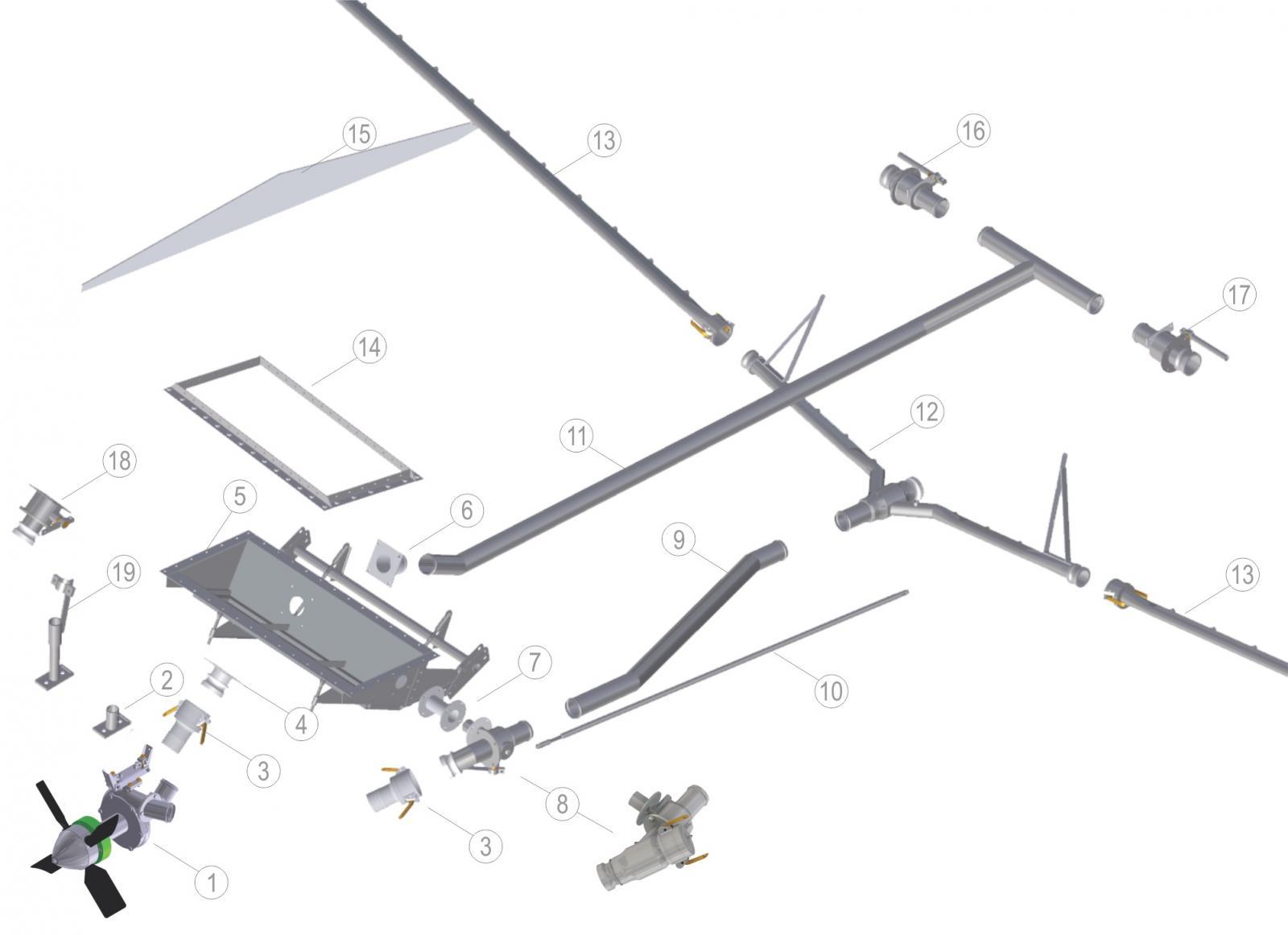 EMBRAER IPANEMA SPRAY SYSTEM